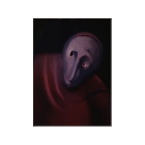 Apeur�  -  huile sur toile cm 70 x 52