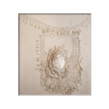 huile sur toile, tissus, pl�tre,  cm 130 x 116