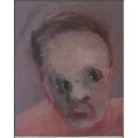 Il aimait la boxe, huile sur toile, cm 33x27