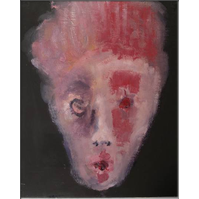 Il est devenu fou, huile sur toile, cm 33x27