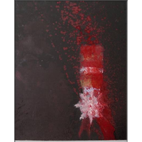 Il est mort � la guerre, huile sur toile, cm 33x27