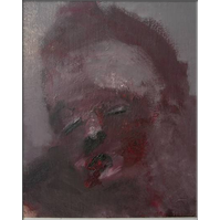 Il est mort � la guerre, huile sur toile, cm 33x27