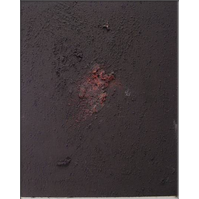 Il ne s'est jamais remis de son accident, huile sur toile, cm 33x27