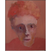 Il ne s'est jamais remis de son accident, huile sur toile, cm 33x27